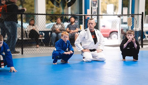 Kids Jiu-Jitsu training session at Legacy Jiu-Jitsu Academy.